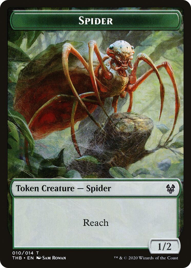 Image for Spider Token (10) (Theros Beyond Death) - Magic: The Gathering