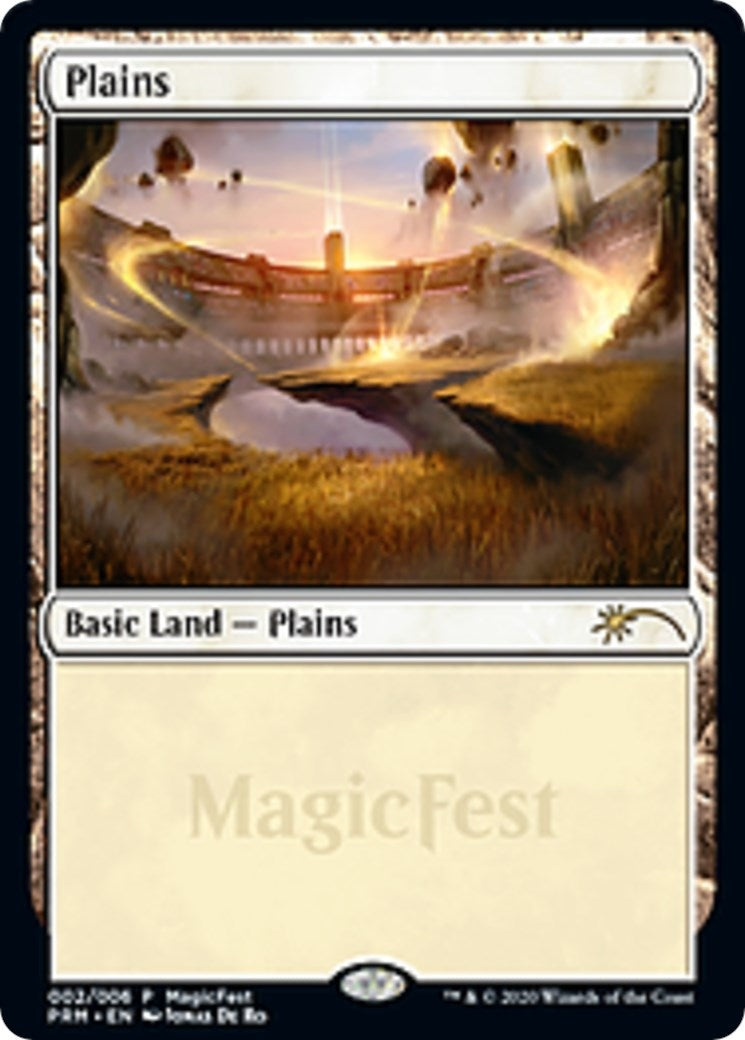 Image for Plains (2020) (2) (MagicFest Cards) - Magic: The Gathering