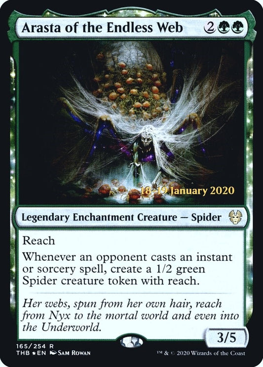 Image for Arasta of the Endless Web (165) (Prerelease Cards) - Magic: The Gathering