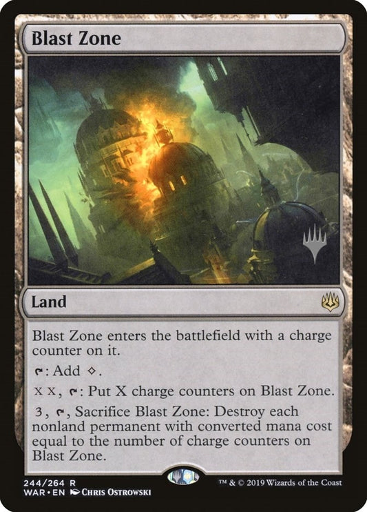 Image for Blast Zone (WAR) (244) (Promo Pack: Theros Beyond Death) - Magic: The Gathering