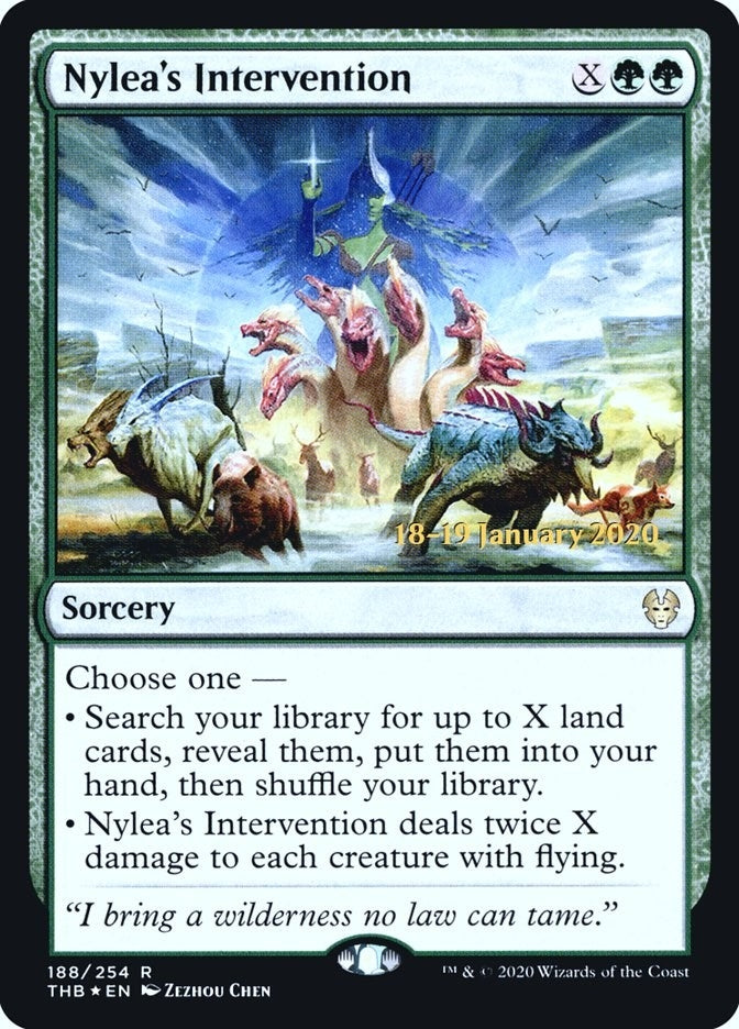 Image for Nylea's Intervention (188) (Prerelease Cards) - Magic: The Gathering