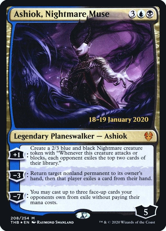 Image for Ashiok, Nightmare Muse (208) (Prerelease Cards) - Magic: The Gathering