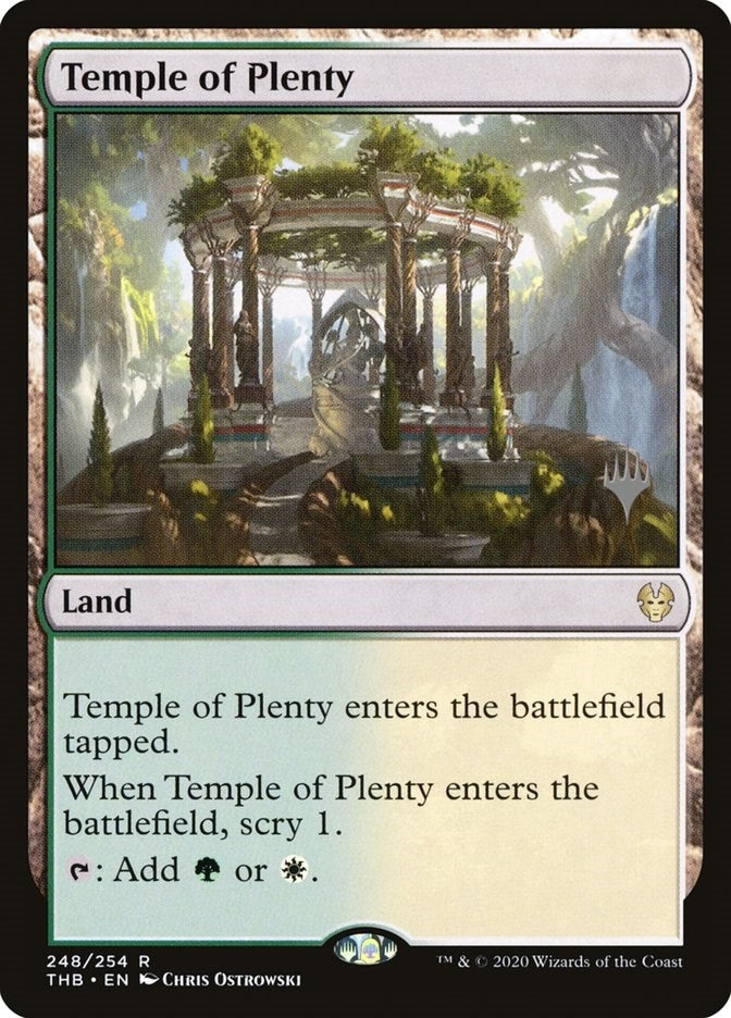 Image for Temple of Plenty (248) (Promo Pack: Theros Beyond Death) - Magic: The Gathering