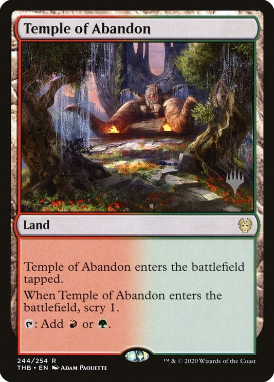 Image for Temple of Abandon (244) (Promo Pack: Theros Beyond Death) - Magic: The Gathering