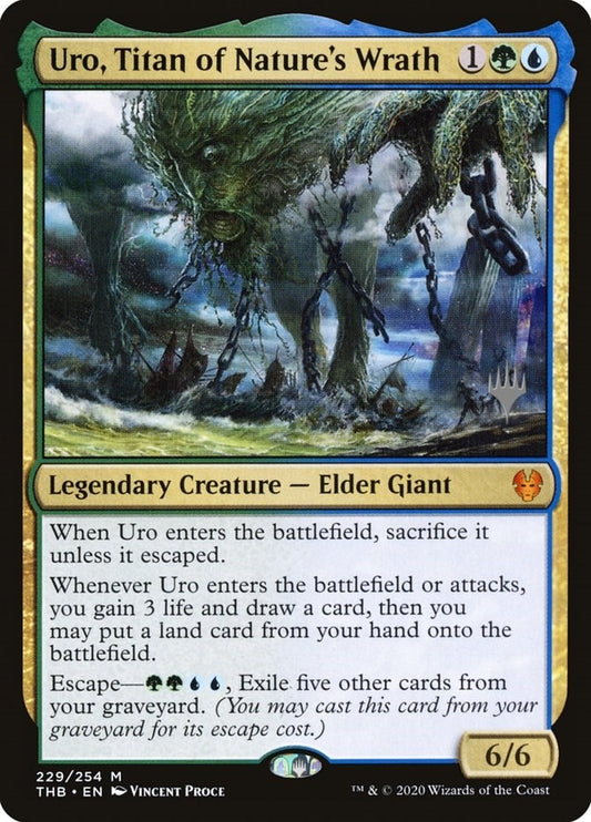 Image for Uro, Titan of Nature's Wrath (229) (Promo Pack: Theros Beyond Death) - Magic: The Gathering