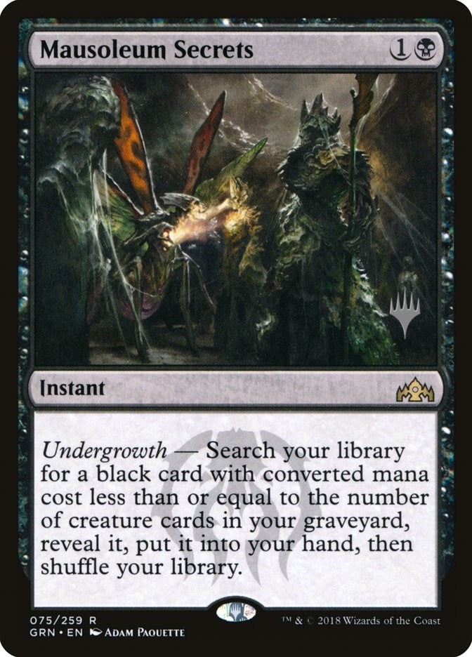 Image for Mausoleum Secrets (75) (Promo Pack: Theros Beyond Death) - Magic: The Gathering