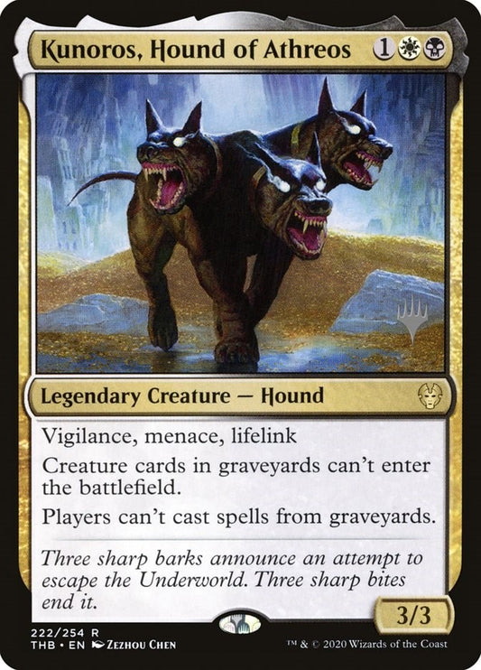 Image for Kunoros, Hound of Athreos (222) (Promo Pack: Theros Beyond Death) - Magic: The Gathering
