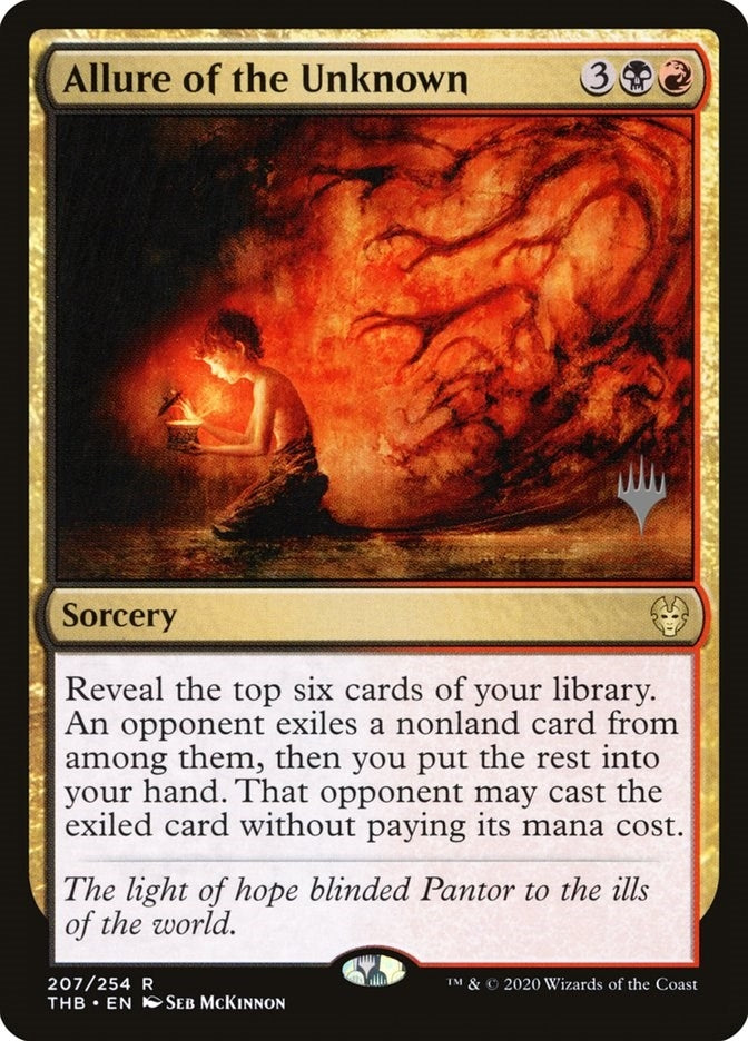 Image for Allure of the Unknown (207) (Promo Pack: Theros Beyond Death) - Magic: The Gathering