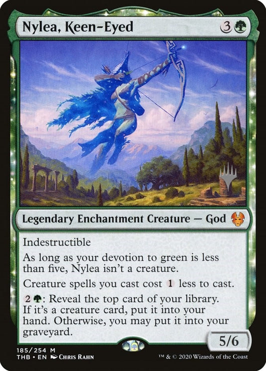 Image for Nylea, Keen-Eyed (185) (Promo Pack: Theros Beyond Death) - Magic: The Gathering