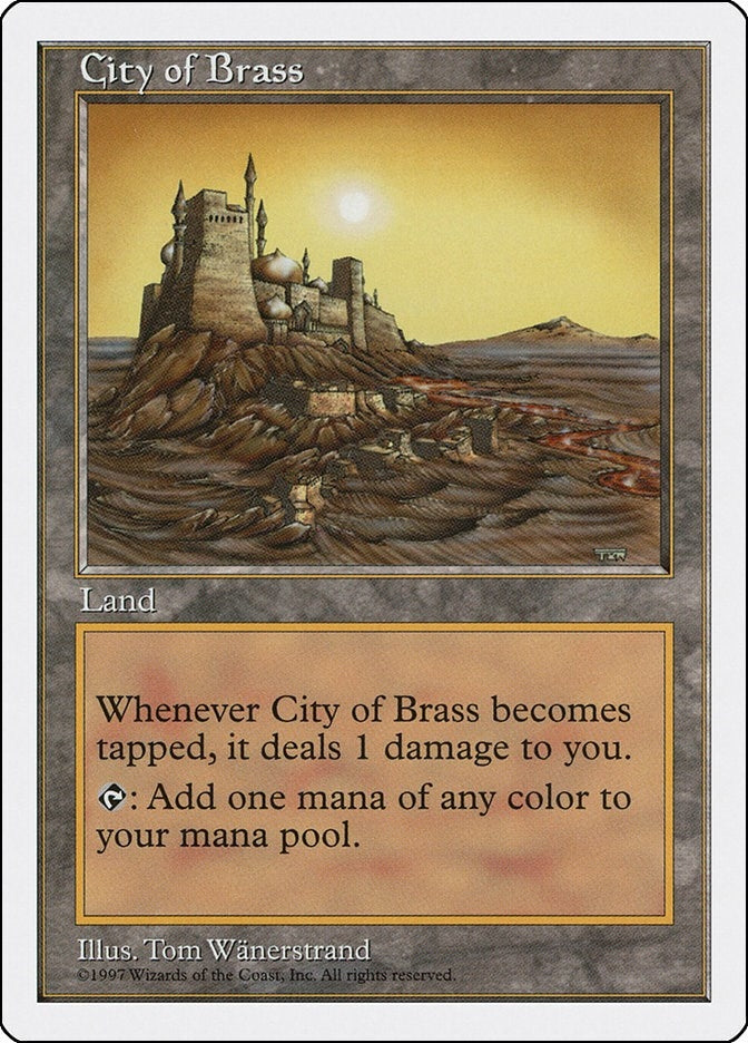 Image for City of Brass (Fifth Edition) - Magic: The Gathering