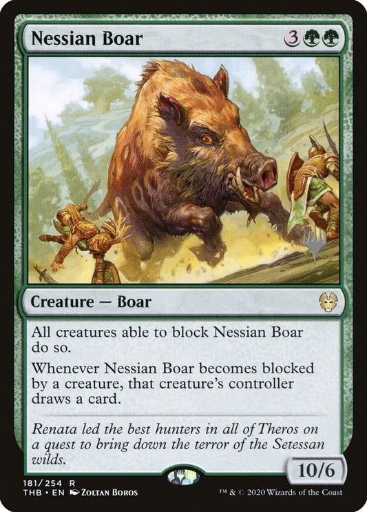 Image for Nessian Boar (181) (Promo Pack: Theros Beyond Death) - Magic: The Gathering