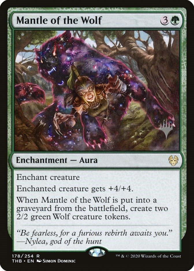 Image for Mantle of the Wolf (178) (Promo Pack: Theros Beyond Death) - Magic: The Gathering