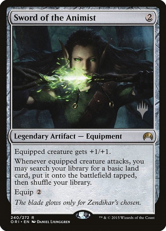 Image for Sword of the Animist (240) (Promo Pack: Theros Beyond Death) - Magic: The Gathering