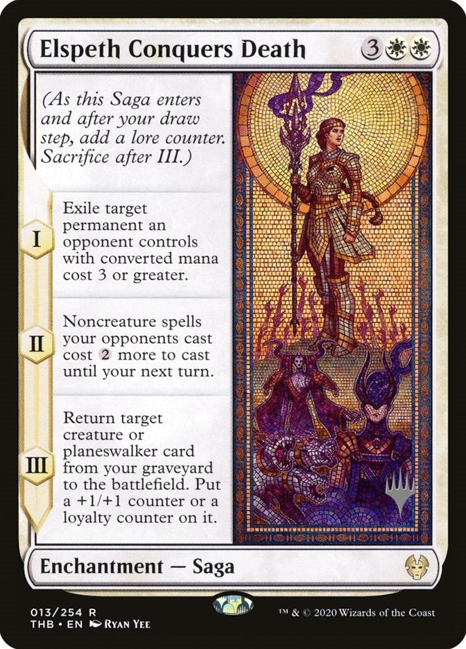 Image for Elspeth Conquers Death (13) (Promo Pack: Theros Beyond Death) - Magic: The Gathering