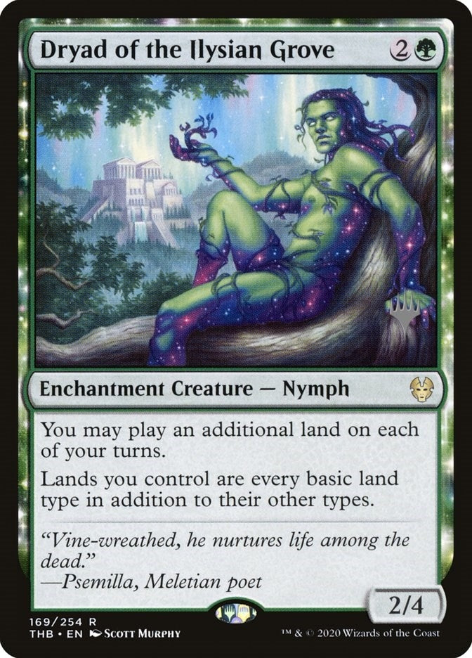 Image for Dryad of the Ilysian Grove (169) (Promo Pack: Theros Beyond Death) - Magic: The Gathering