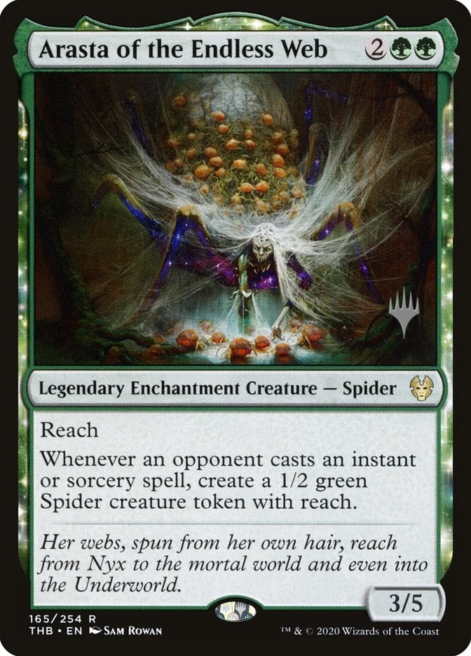 Image for Arasta of the Endless Web (165) (Promo Pack: Theros Beyond Death) - Magic: The Gathering