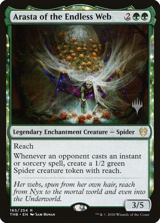 Image for Arasta of the Endless Web (165) (Promo Pack: Theros Beyond Death) - Magic: The Gathering