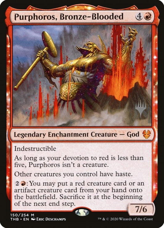 Image for Purphoros, Bronze-Blooded (150) (Promo Pack: Theros Beyond Death) - Magic: The Gathering