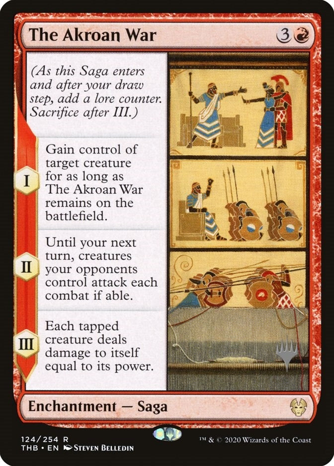 Image for The Akroan War (124) (Promo Pack: Theros Beyond Death) - Magic: The Gathering