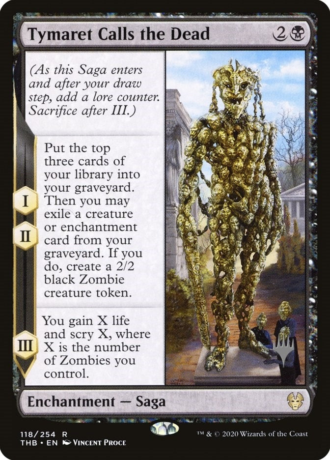 Image for Tymaret Calls the Dead (118) (Promo Pack: Theros Beyond Death) - Magic: The Gathering