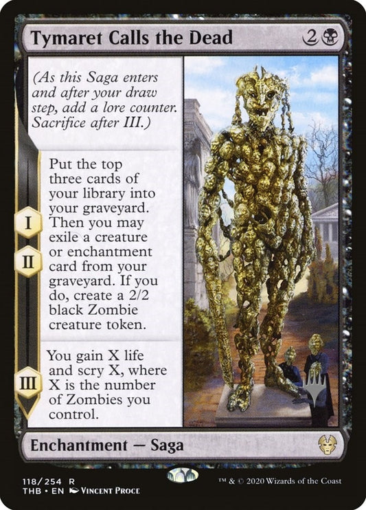 Image for Tymaret Calls the Dead (118) (Promo Pack: Theros Beyond Death) - Magic: The Gathering