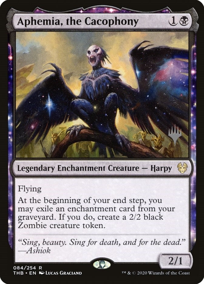 Image for Aphemia, the Cacophony (84) (Promo Pack: Theros Beyond Death) - Magic: The Gathering
