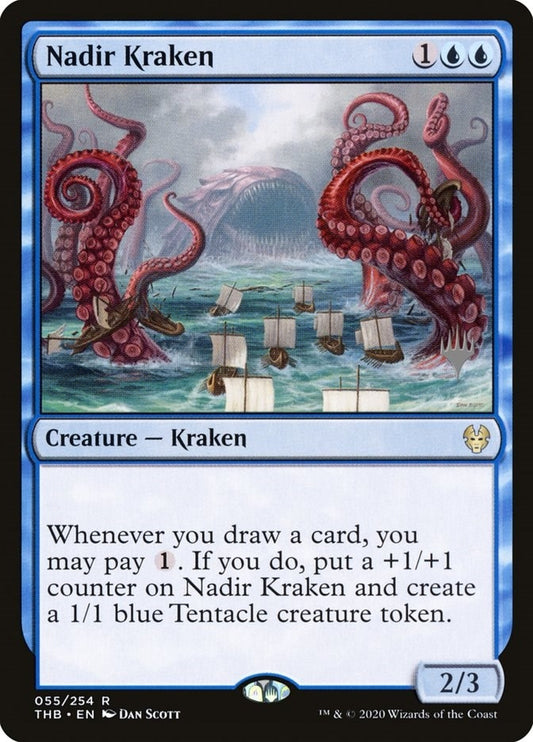Image for Nadir Kraken (55) (Promo Pack: Theros Beyond Death) - Magic: The Gathering