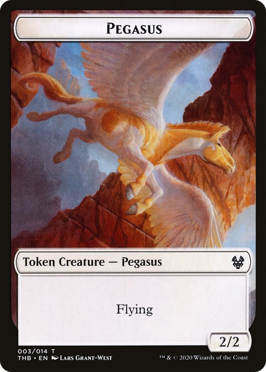 Image for Pegasus // Satyr Double-Sided Token (3 // 9) (Theros Beyond Death) - Magic: The Gathering