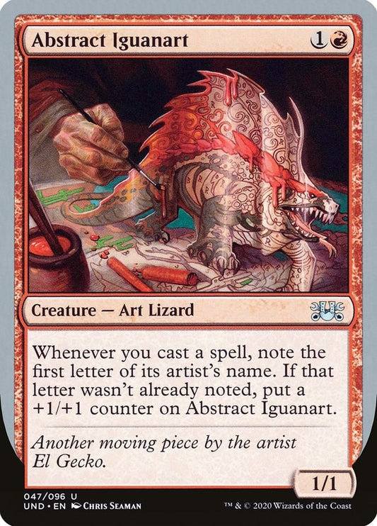 Image for Abstract Iguanart (47) (Unsanctioned) - Magic: The Gathering