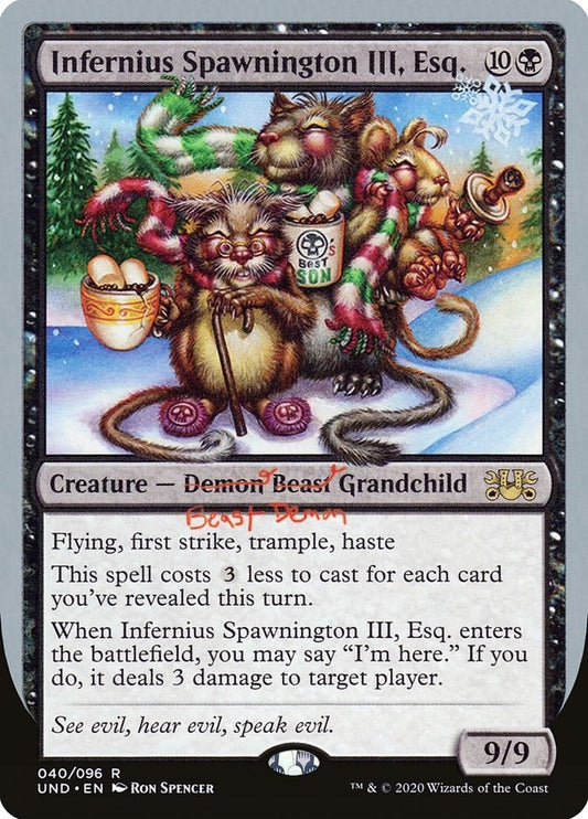 Image for Infernius Spawnington III, Esq. (40) (Unsanctioned) - Magic: The Gathering
