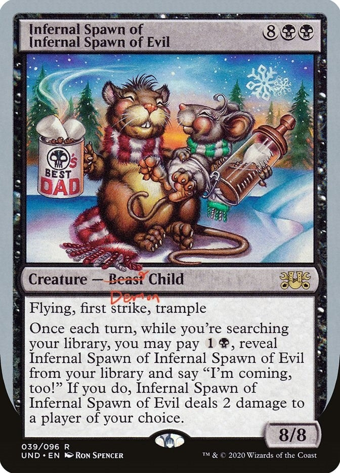 Image for Infernal Spawn of Infernal Spawn of Evil (39) (Unsanctioned) - Magic: The Gathering