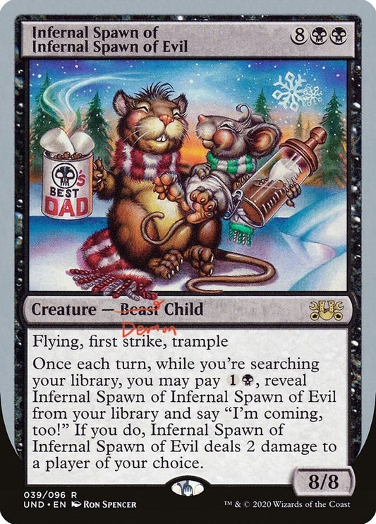 Image for Infernal Spawn of Infernal Spawn of Evil (39) (Unsanctioned) - Magic: The Gathering