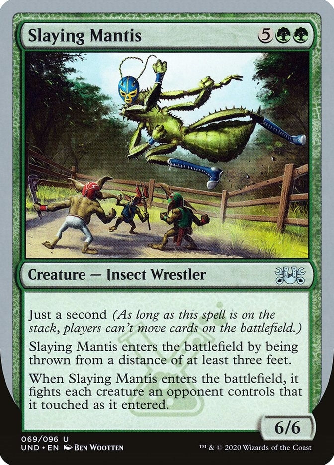 Image for Slaying Mantis (69) (Unsanctioned) - Magic: The Gathering