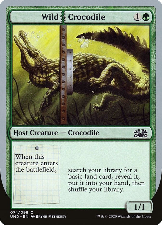 Image for Wild Crocodile (74) (Unsanctioned) - Magic: The Gathering