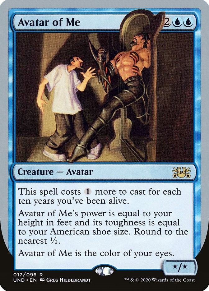 Image for Avatar of Me (17) (Unsanctioned) - Magic: The Gathering