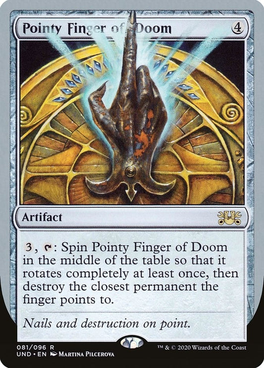 Image for Pointy Finger of Doom (81) (Unsanctioned) - Magic: The Gathering