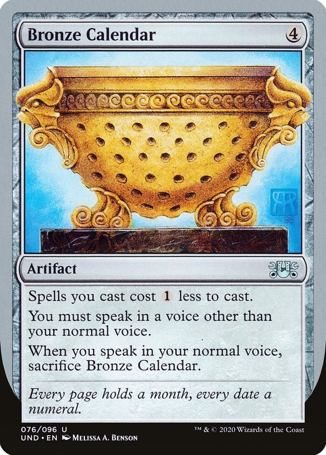 Image for Bronze Calendar (76) (Unsanctioned) - Magic: The Gathering