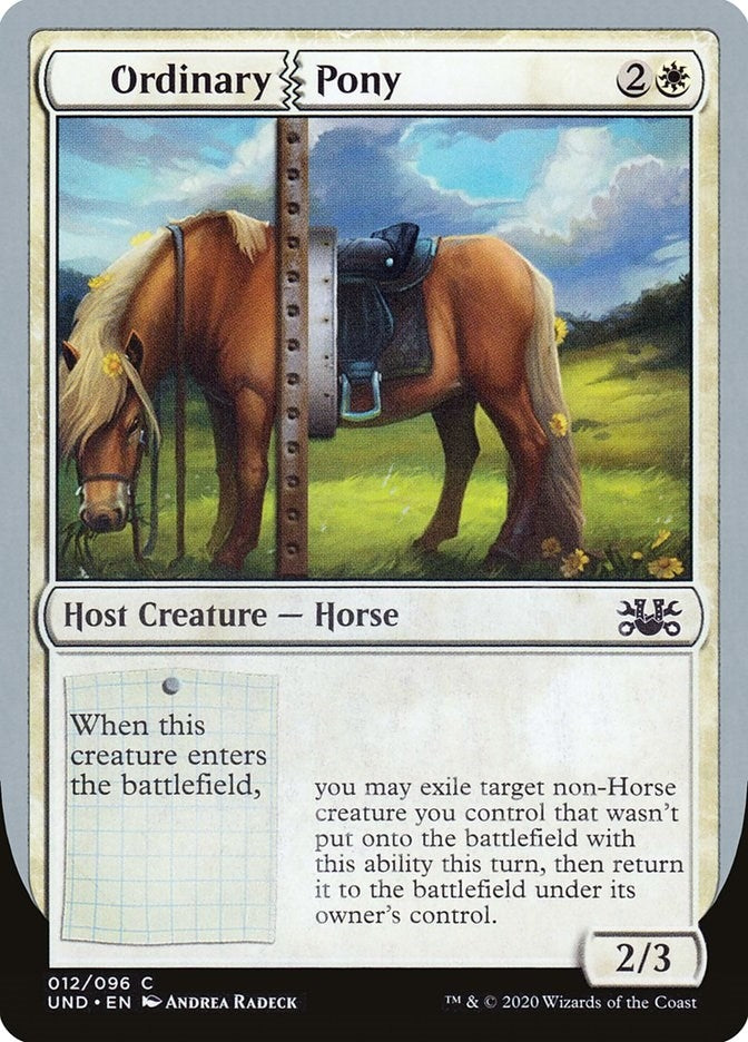 Image for Ordinary Pony (12) (Unsanctioned) - Magic: The Gathering