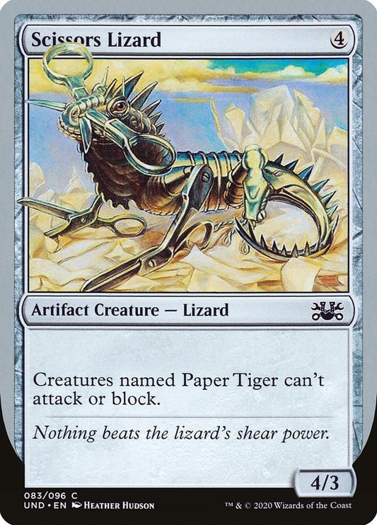 Image for Scissors Lizard (83) (Unsanctioned) - Magic: The Gathering