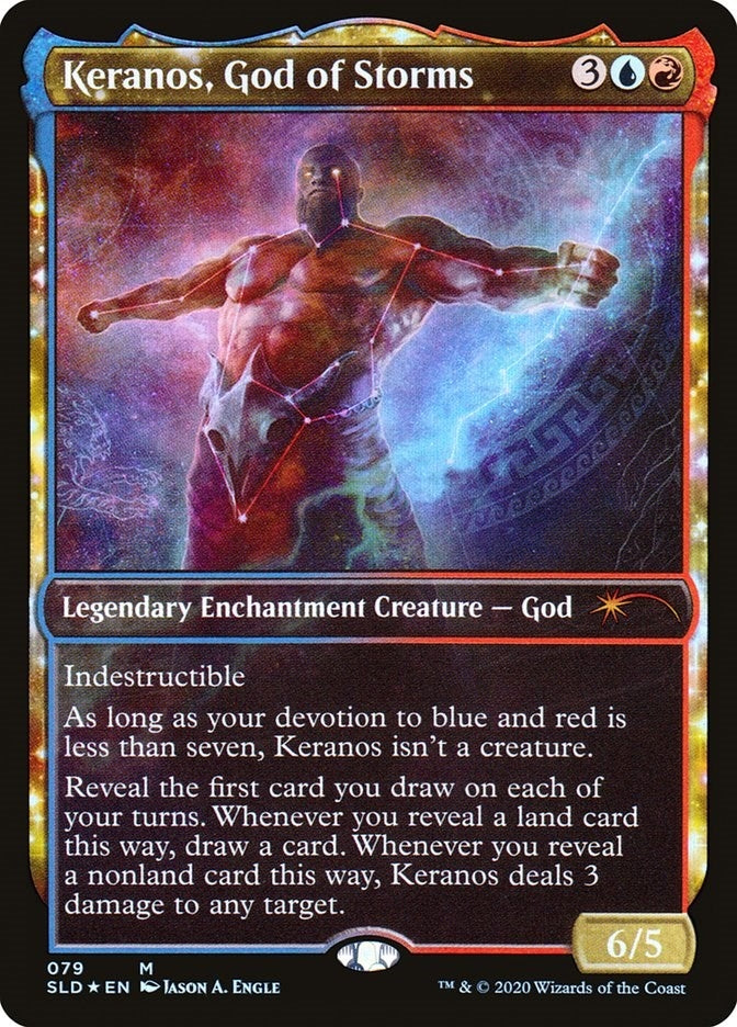 Image for Keranos, God of Storms (79) (Secret Lair Drop Series) - Magic: The Gathering