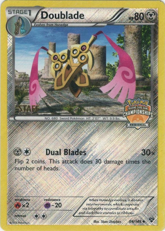 Image for Doublade - 84/146 (Regional Championships) [Staff] (084/146) (League & Championship Cards) - Pokemon