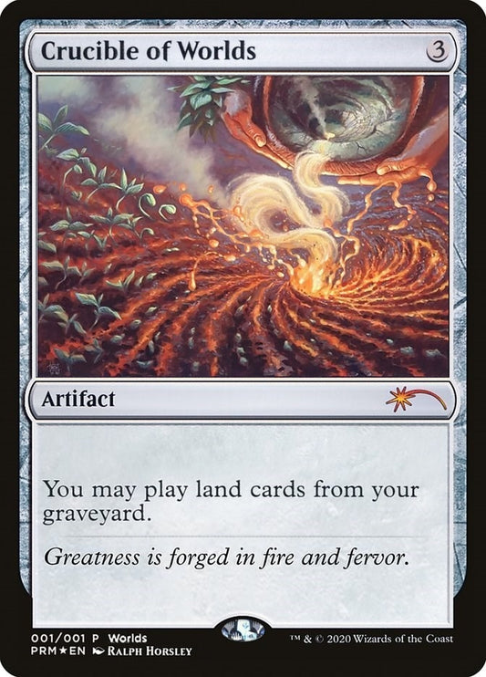 Image for Crucible of Worlds (1) (Unique and Miscellaneous Promos) - Magic: The Gathering