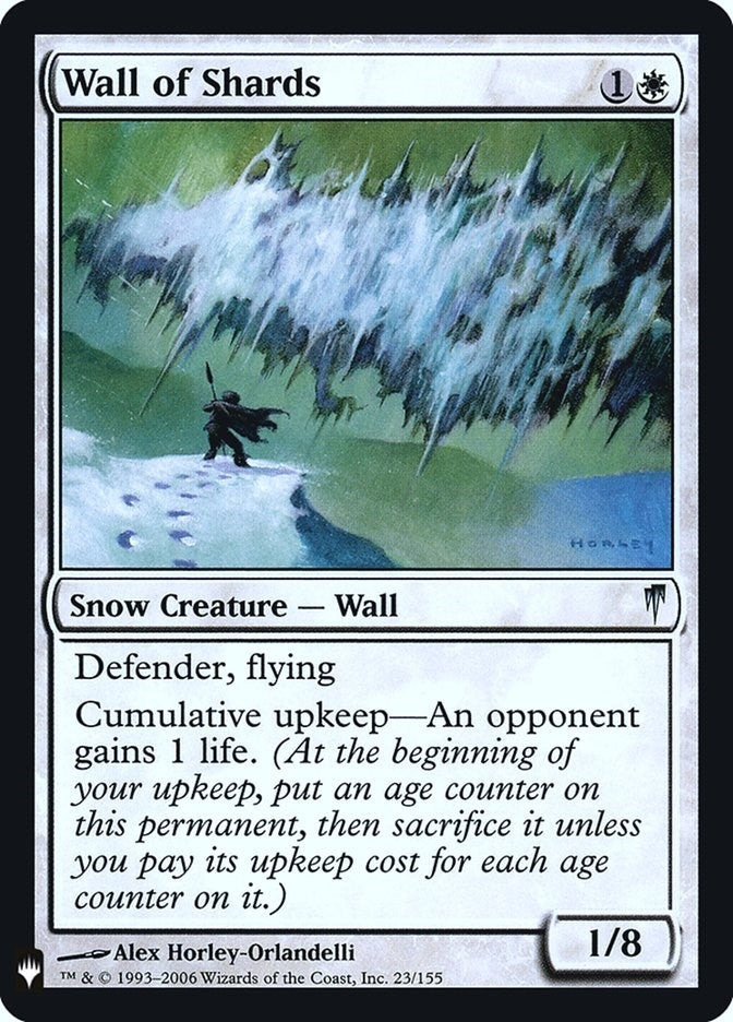 Image for Wall of Shards (23) (The List Reprints) - Magic: The Gathering