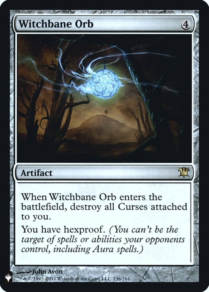 Image for Witchbane Orb (236) (The List Reprints) - Magic: The Gathering