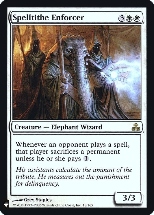 Image for Spelltithe Enforcer (18) (The List Reprints) - Magic: The Gathering