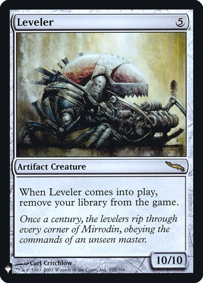 Image for Leveler (195) (The List Reprints) - Magic: The Gathering