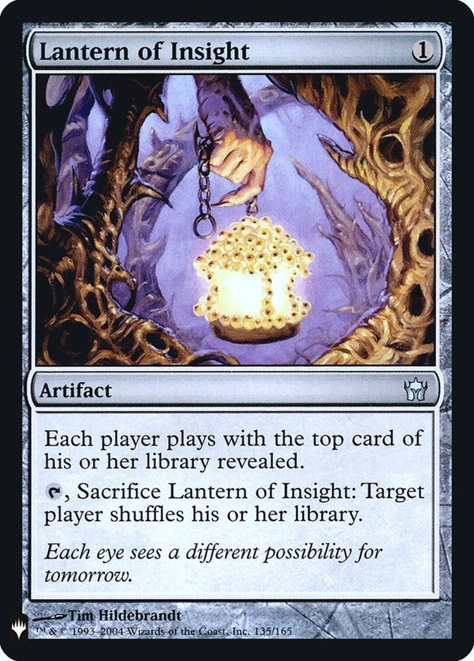Image for Lantern of Insight (135) (The List Reprints) - Magic: The Gathering