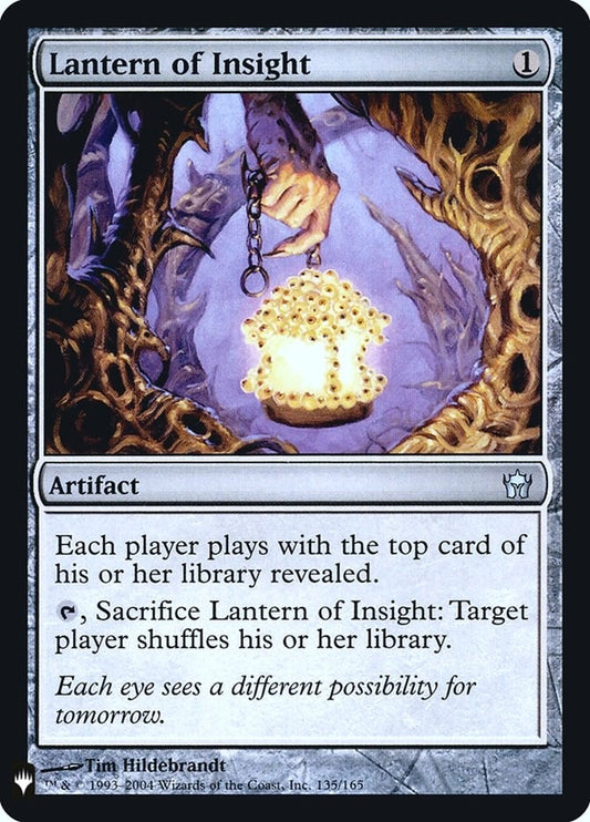 Image for Lantern of Insight (135) (The List Reprints) - Magic: The Gathering