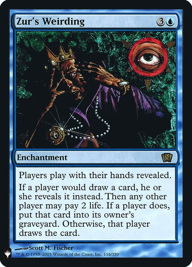 Image for Zur's Weirding (116) (The List Reprints) - Magic: The Gathering