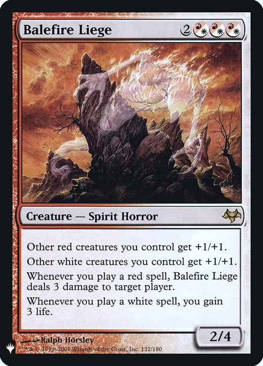 Image for Balefire Liege (132) (The List Reprints) - Magic: The Gathering